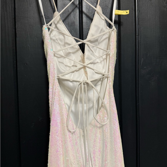 The Secret Dress by Alyce White Iridescent Prom Gown - Picture 6 of 8